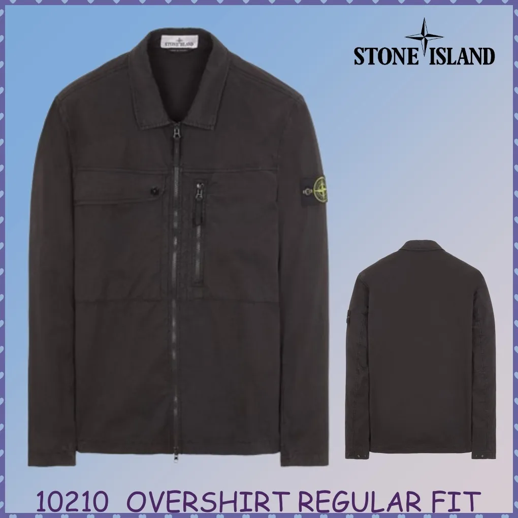 STONE ISLAND  |Pullovers Unisex Wool Cashmere Long Sleeves Plain Cotton