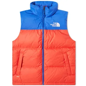 The North Face 1996 Retro Nuptse VestHorizon Red & Blue