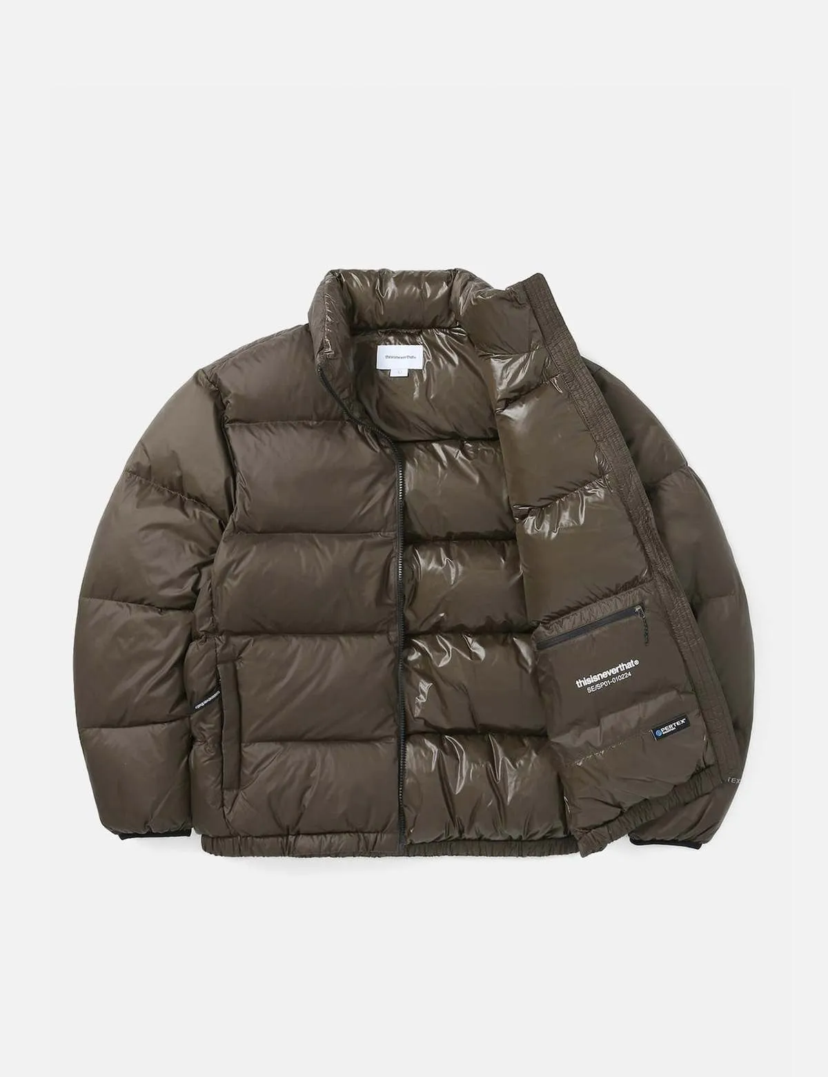 Thisisneverthat PERTEX T Down Jacket - Brown