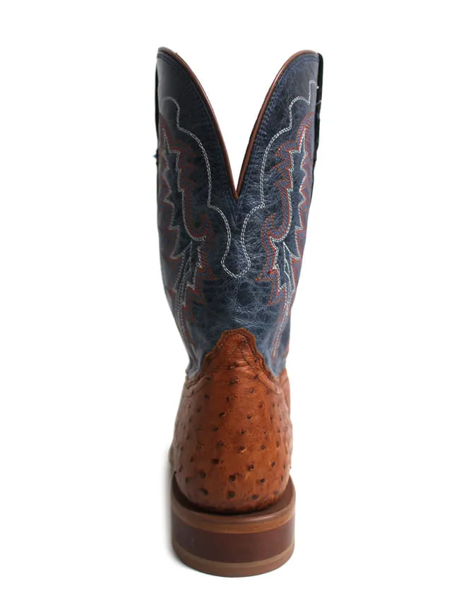 Tony Lama Mens Murillo Brandy Smooth Ostrich Boots