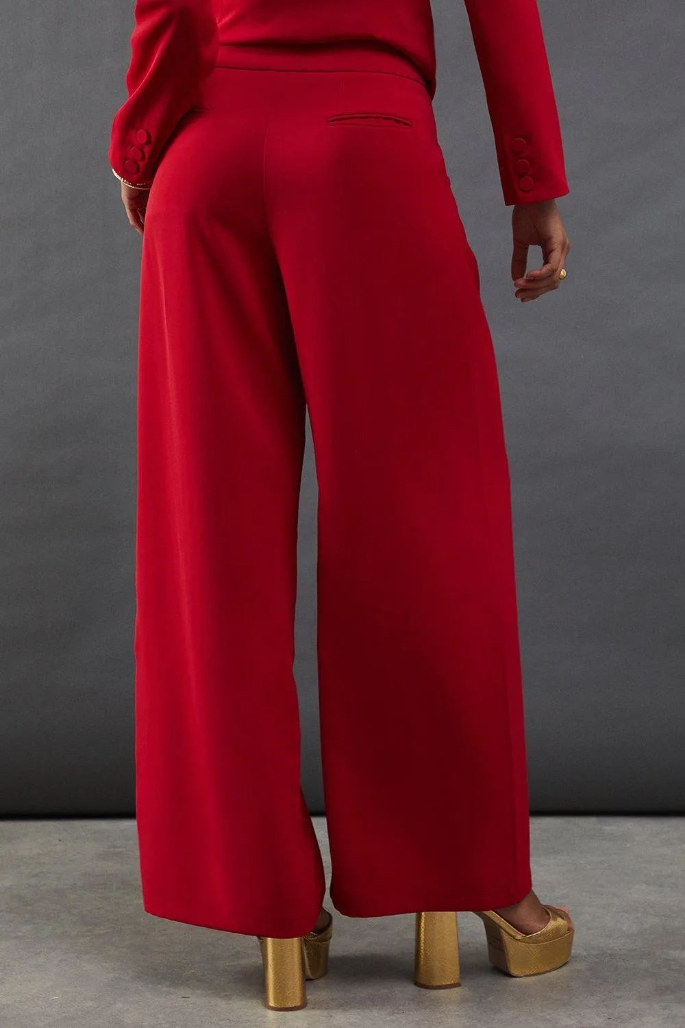 Trousers | Premium Super Wide Leg Fluid Trousers | Warehouse