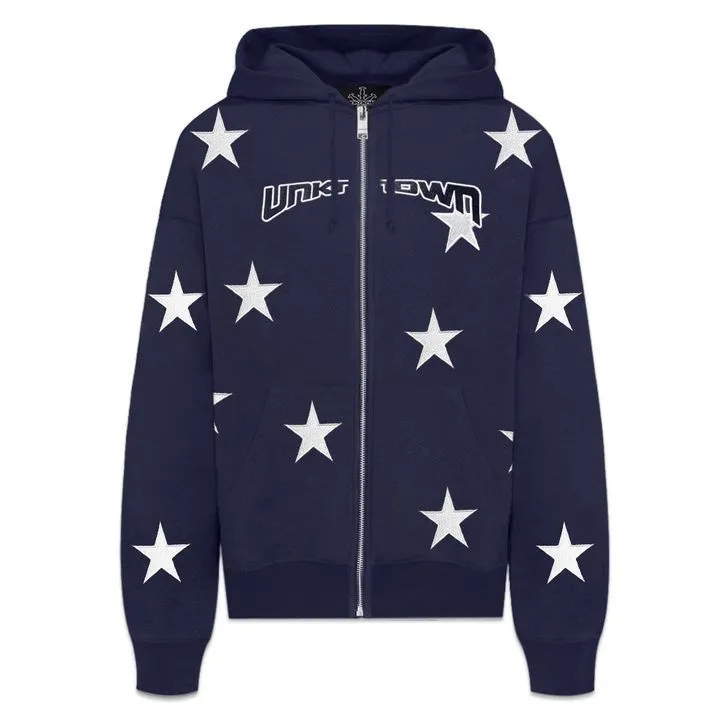 UNKNOWN  |Pullovers Star Street Style Long Sleeves Cotton Logo Hoodies