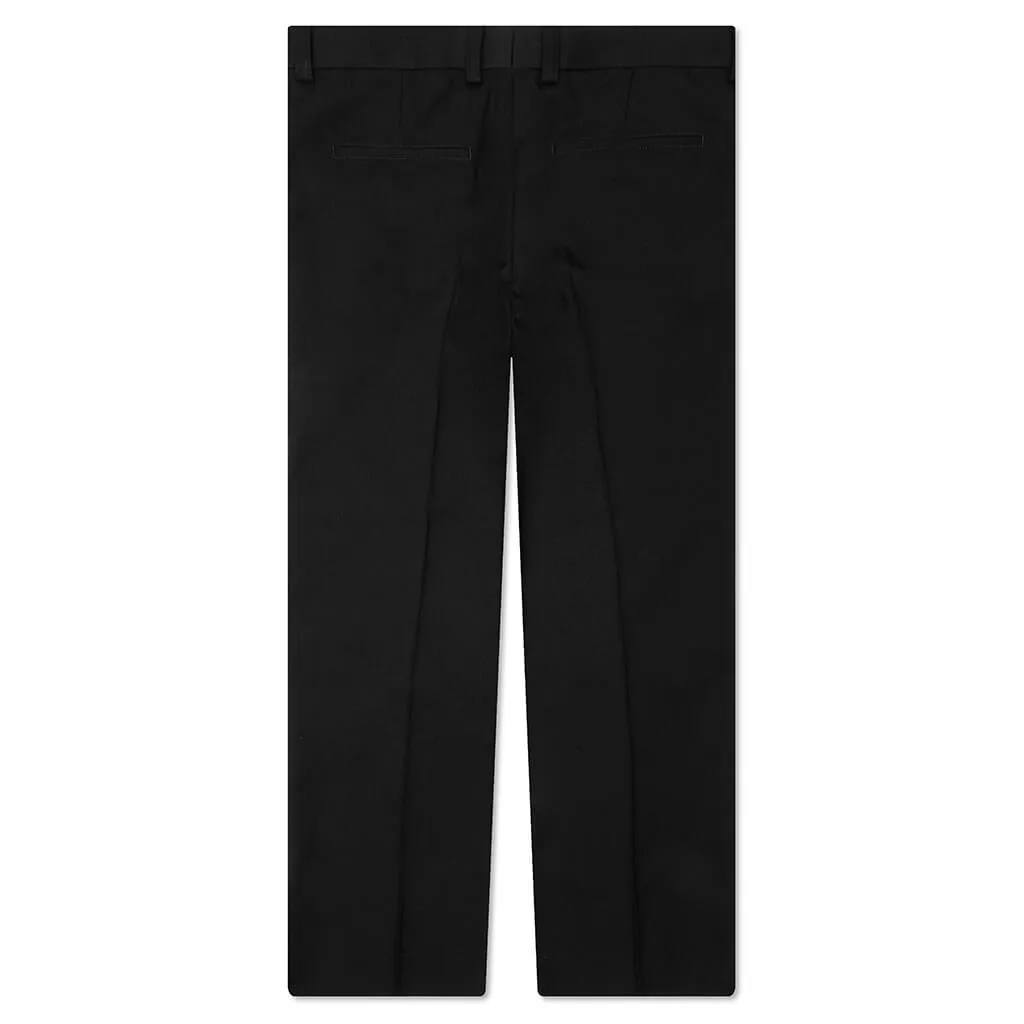 Wide Leg Formal Trouser - Black