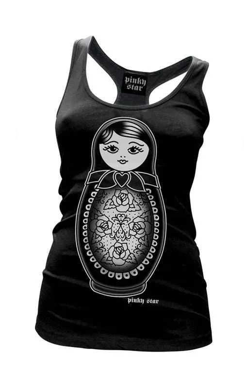 Women's Little Babushka Tattoo Tank