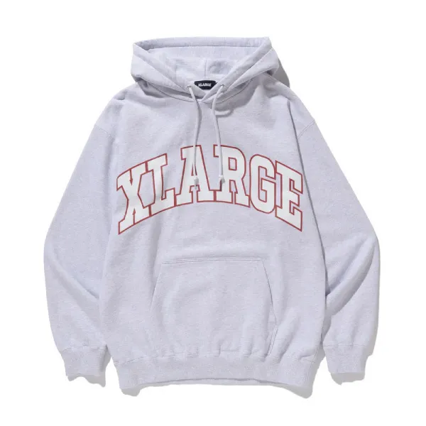 X-Large  |Pullovers Unisex Street Style Plain Cotton Logo Hoodies