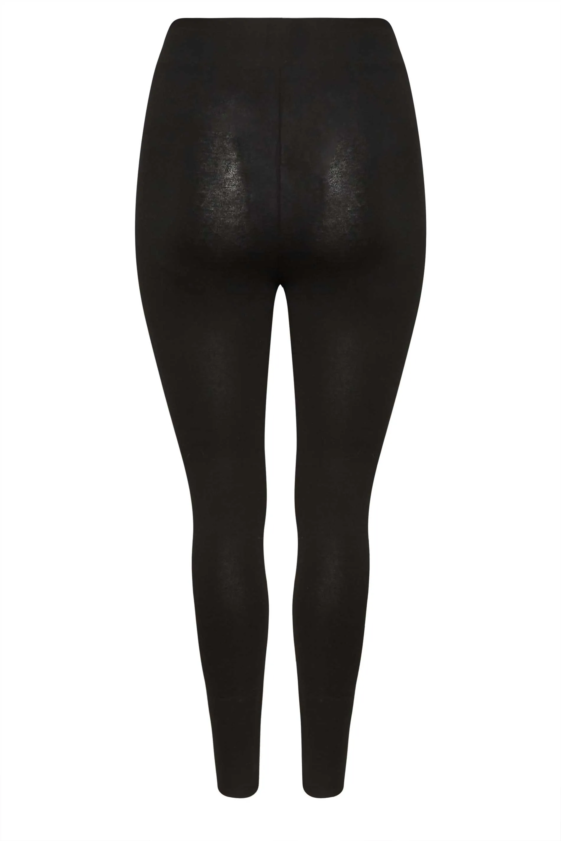 YOURS Curve Black Zip Waist Leggings